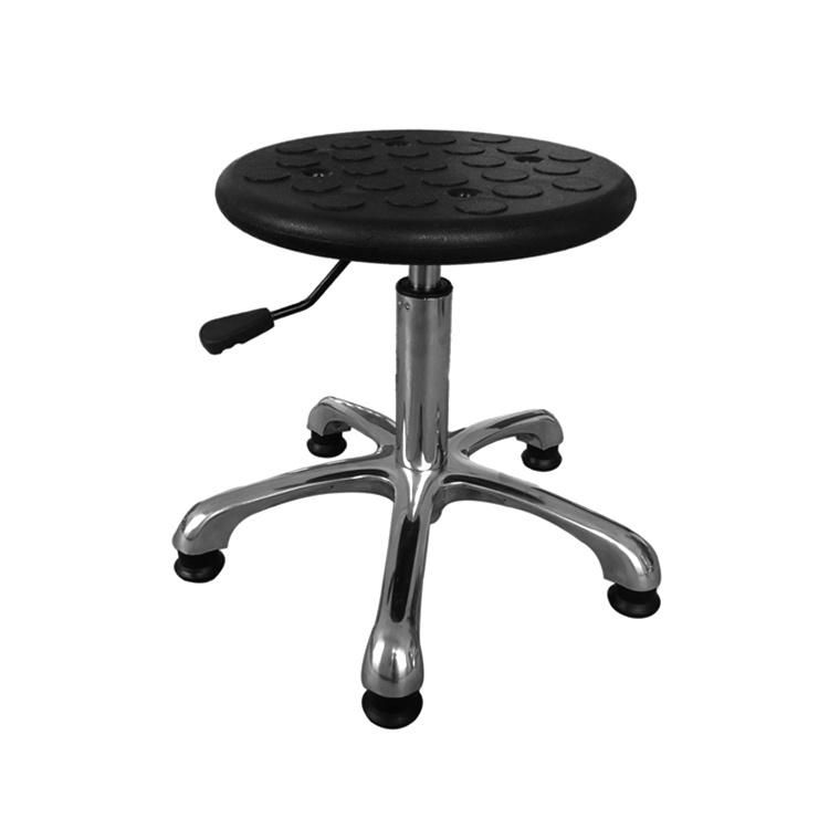 Aluminum Alloy Durable Leather Lab Use ESD Stainless Chair