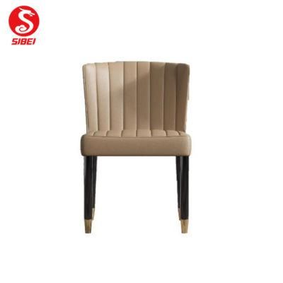 Nordic Style Furniture Dining Room Foam Seat Metal Dining Chairs for Sale