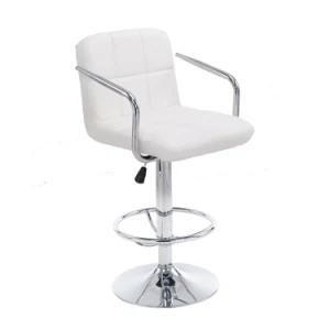 PU Leather Swivel Bar Stool with Stable Base Fashion 360 Turn Around Dental Stool for Office Chair