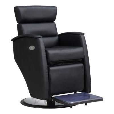 Hl-9275 Salon Barber Chair for Man or Woman with Stainless Steel Armrest and Aluminum Pedal