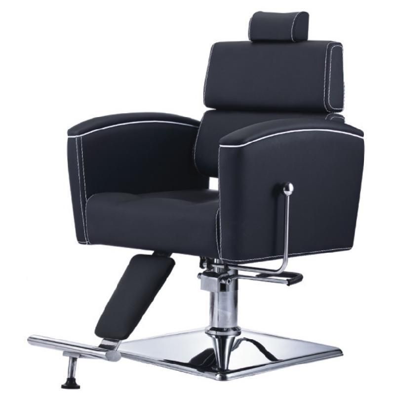 Hl-1177 Salon Barber Chair for Man or Woman with Stainless Steel Armrest and Aluminum Pedal