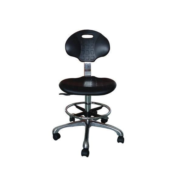 Antislip PU Leather Industrial ESD Chair