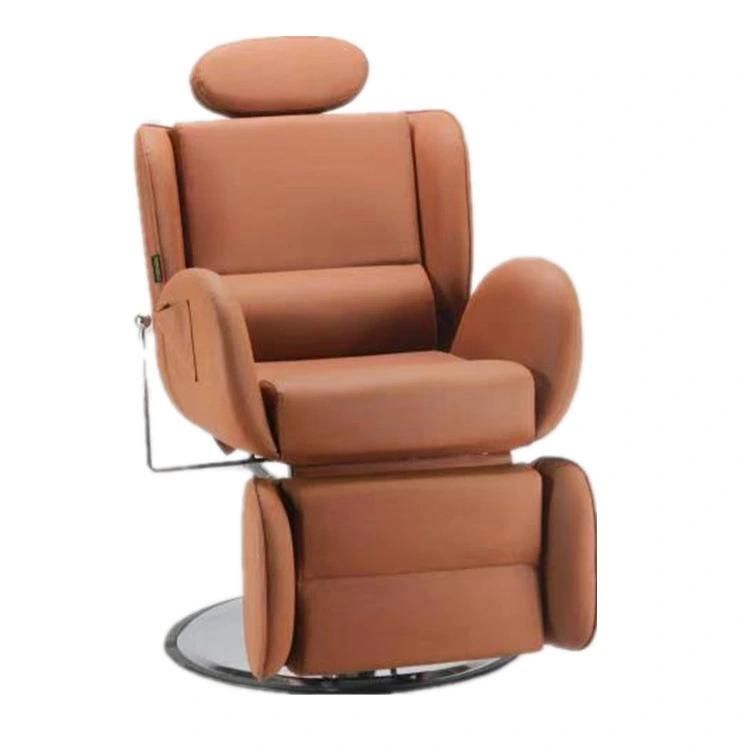Hl-9266 Salon Barber Chair for Man or Woman with Stainless Steel Armrest and Aluminum Pedal