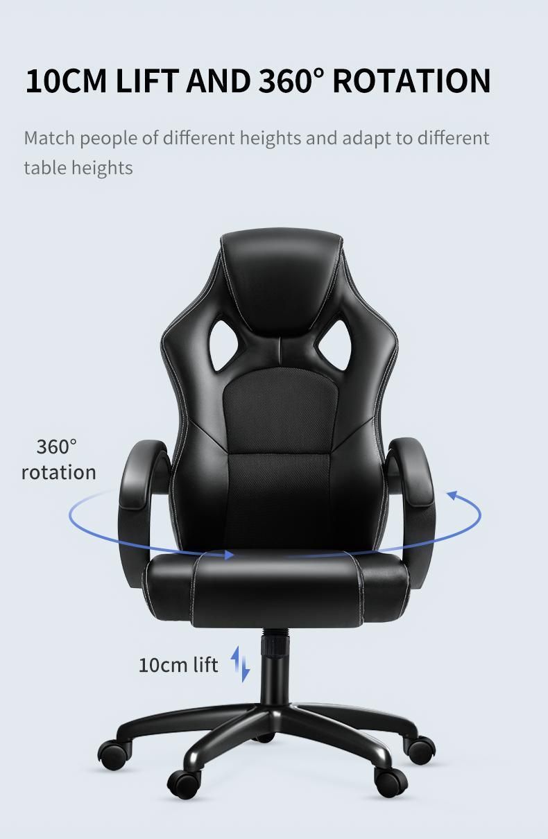 Modern Computer Office Chair PU Leather Ergonomic Racing Gaming Gamer Chair