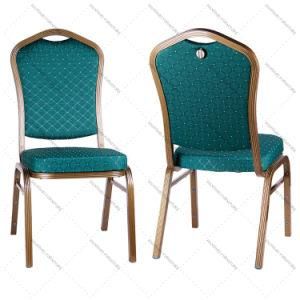 Hotel Furniture Customized Color Metal Dining Stackable Hotel Banquet Chair