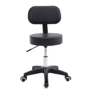 High Quality Modern Shop Rolling Stool Chair with Back Removal