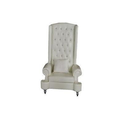 Hotel Lobby Furniture Solid Wood High Back Chair in Optional Furnitures Color