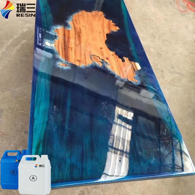 Furniture River Table Highly Transparent Factory Clear Epoxy Resin