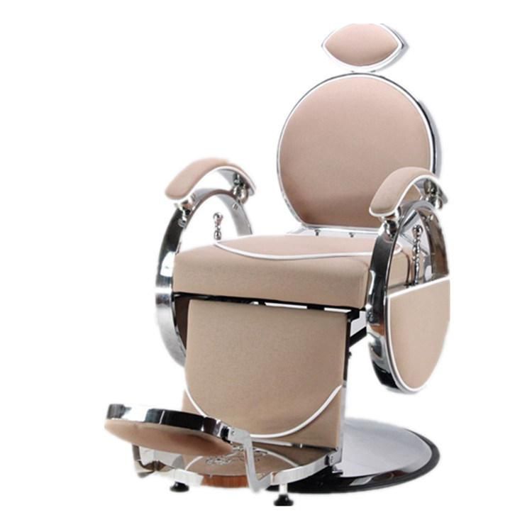 Hl- 9256 Salon Barber Chair for Man or Woman with Stainless Steel Armrest and Aluminum Pedal