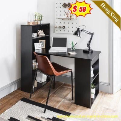 China Factory Sells Home Hotel Furniture Wooden Computer Desk with Bookcase