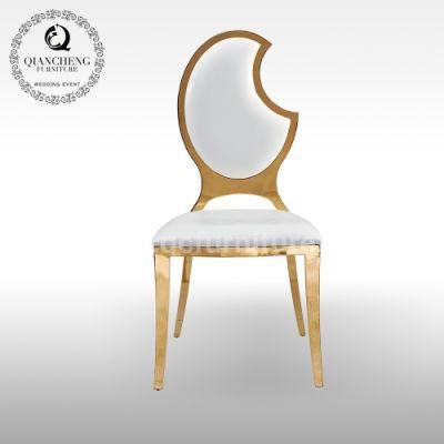 Wedding Event Furniture Gold Metal Banquet Dining Chair