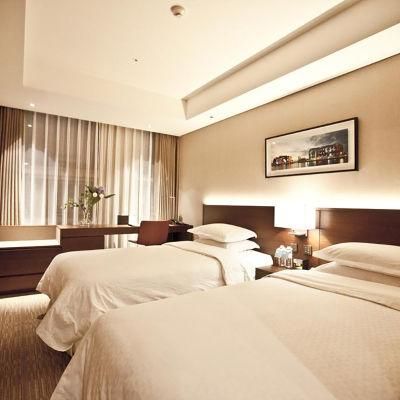 5 Star Solid Wood with Wood Veneered Panel Hotel Modern Bedroom Furniture