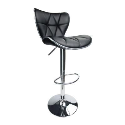 Customized Professional Black Barstool Outdoor Modern Metal Restaurant Chair Bar Stool Bar Furniture