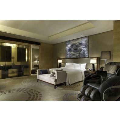PVC False Ceiling Design Wood Hotel Bedroom Furniture Sets