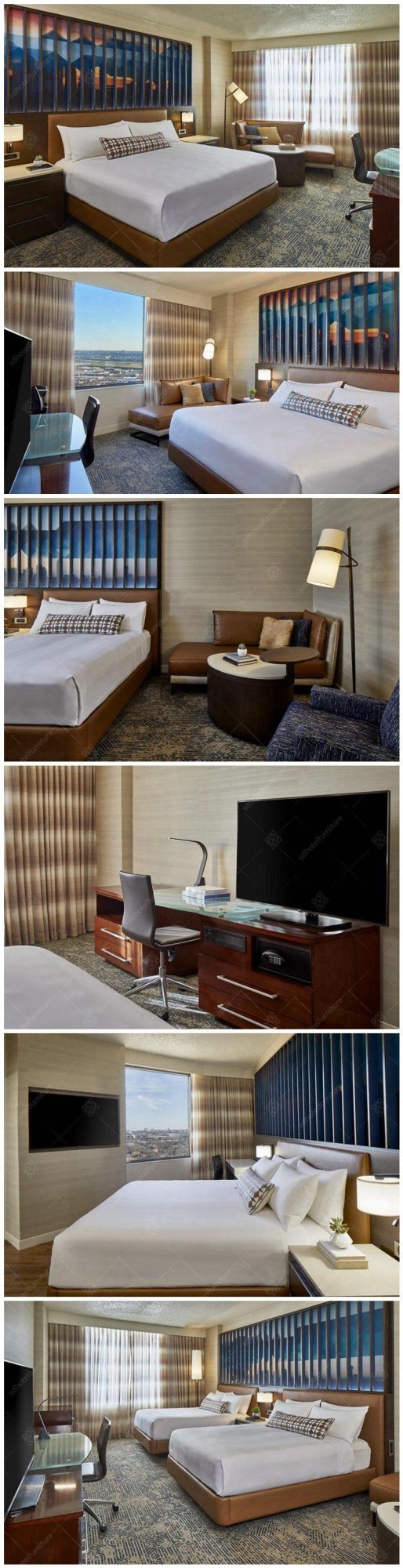 Contemporary Fashion Design Hotel Bedroom Furniture Sets Commercial Furniture Sets