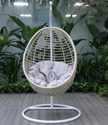 Factory Wholesale Iron Frame Outdoor Garden Egg Hanging Swing Chair