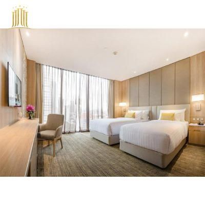 Solid Wood Veneer Surface Leather Design Hotel Sleeping Room Entire Furniture St Regis Hotel Furniture