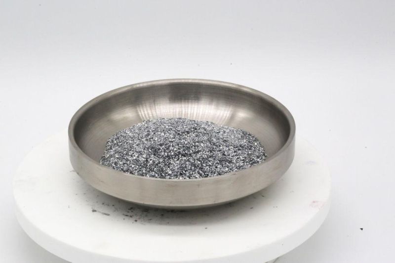 Silver Super 3D Polyester Mirror Flash Metallic Silver 1/10" 0.4mm Glitter Powder for Face Shirt Shoe Material Cosmetic