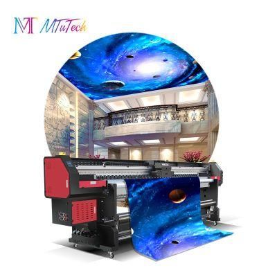 Digital Roll to Roll LED UV Printer for PU/Leather/Wall Paper with 1440dpi Resolution