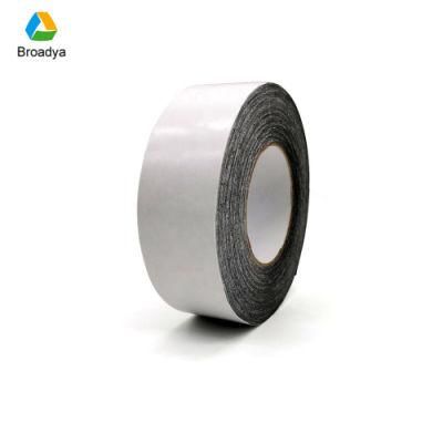 Customize Thickness Tissue Backing 2 Side Black Adhesive Roll