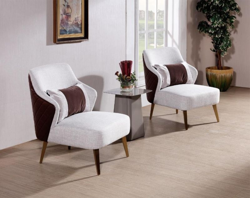 Modern Stainless Steel Dining Chair Sets for Living Room