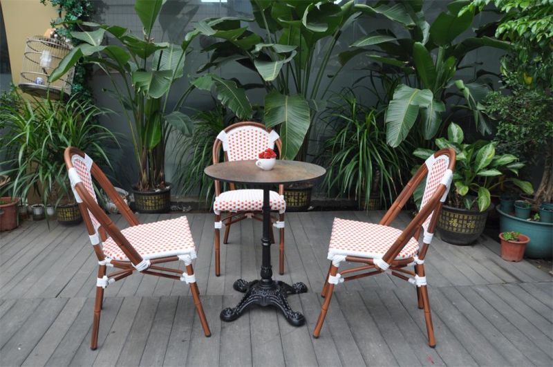 High Quality Custom Leisure Home Modern Cast Aluminium Modern Patio Garden Outdoor Dining Chair