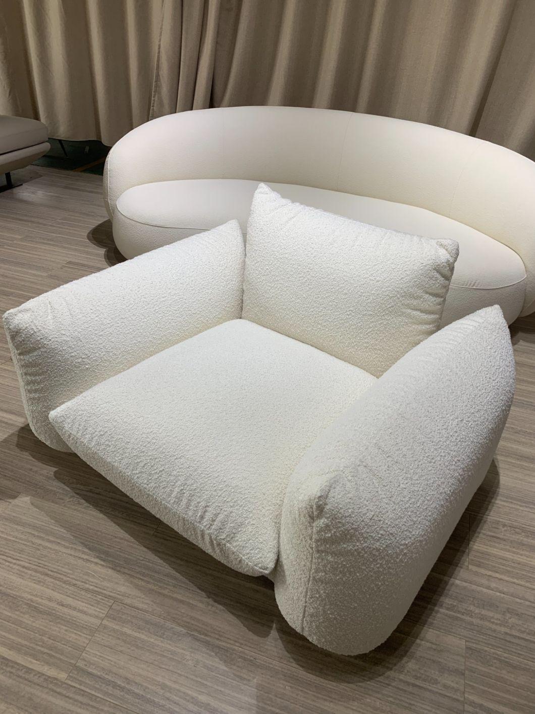 2021 New Design Hotel Abnormal Shape Sofa Banana Shaped Sofa Couch