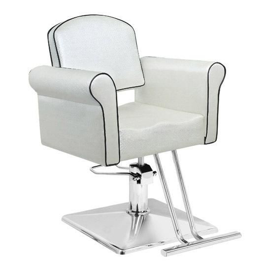 Hl-1126 Salon Barber Chair for Man or Woman with Stainless Steel Armrest and Aluminum Pedal