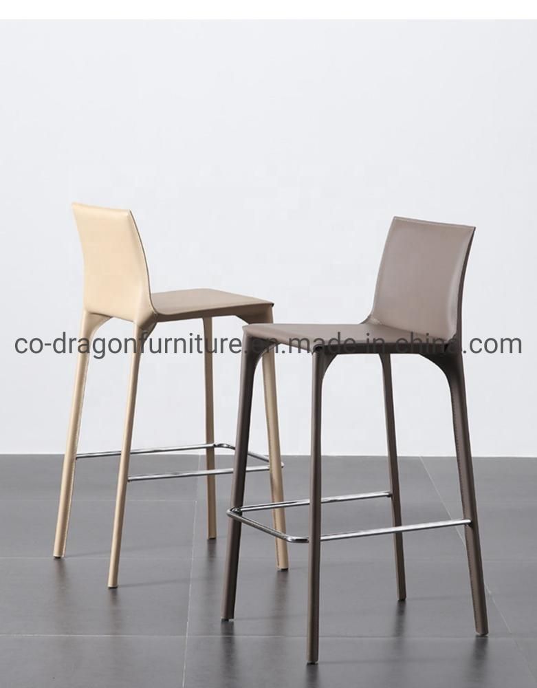 Modern High Bar Chair with Leather for Living Room Furniture