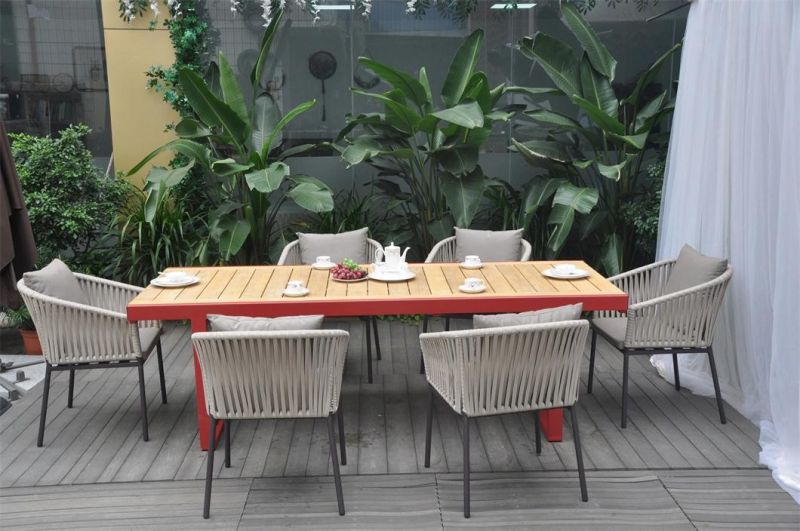 Hot-Sale Tensile Patio Furniture Garden Furniture Cast Aluminum Patio Furniture Cast Wooden Aluminum Patio