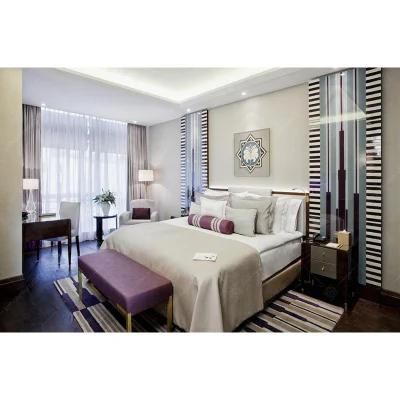 4 Star Hotel Room Furniture Bedroom Set Wooden Bed Design Ethiopian