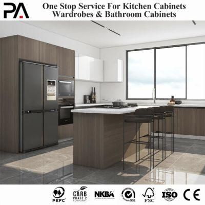 PA Wall Melamine Used Craigslist Foshan Kitchen Cupboard Printed 3D Kitchen Cabinets