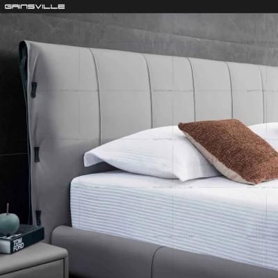 Modern Home Furniture Manufacturer Upholstered Leather Wall Bed in Bedroom Furniture