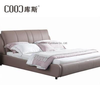 Modern Chinese Bedroom Living Room Furniture Leather King Bed