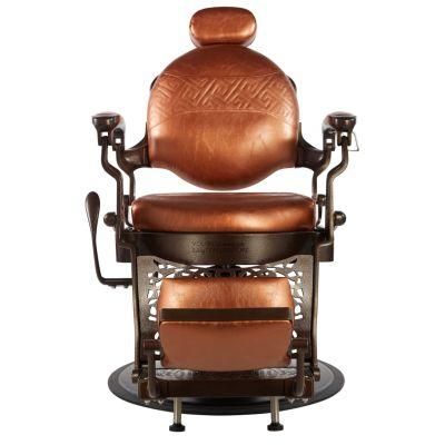 Red Vintage Barber Chair Heavy Duty Styling Salon Chair