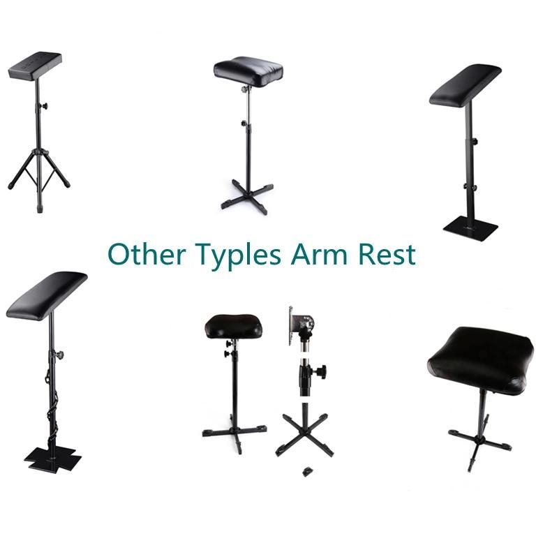 Portable Adjustable Height Pad Soft PU Leather Pad Leg Tattoo Arm Rest for Tattoo Studio