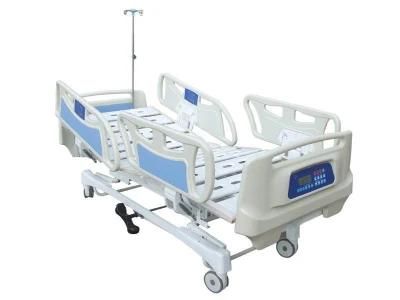 Factory Direct Sale Luxury Super Quiet Easy Operation ICU Hospital Patient Bed Electric 5 Function with Good Price