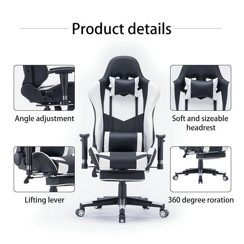 China Wholesale Modern School Leather Dining Executive Leather Ergonomic Game Gaming Office Chair