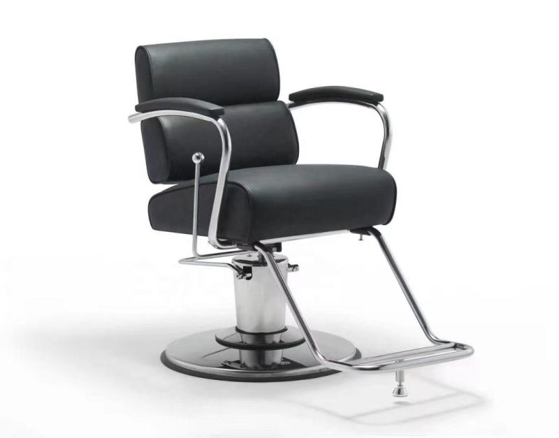 Hl-7264 Salon Barber Chair for Man or Woman with Stainless Steel Armrest and Aluminum Pedal