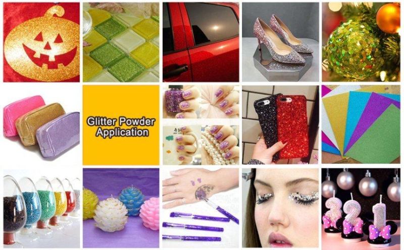 Best Seller Christmas Decoration Craft Factory Price Colorful Glitter Powder
