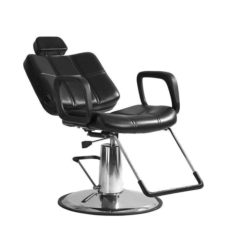 Hl-1176 Salon Barber Chair for Man or Woman with Stainless Steel Armrest and Aluminum Pedal