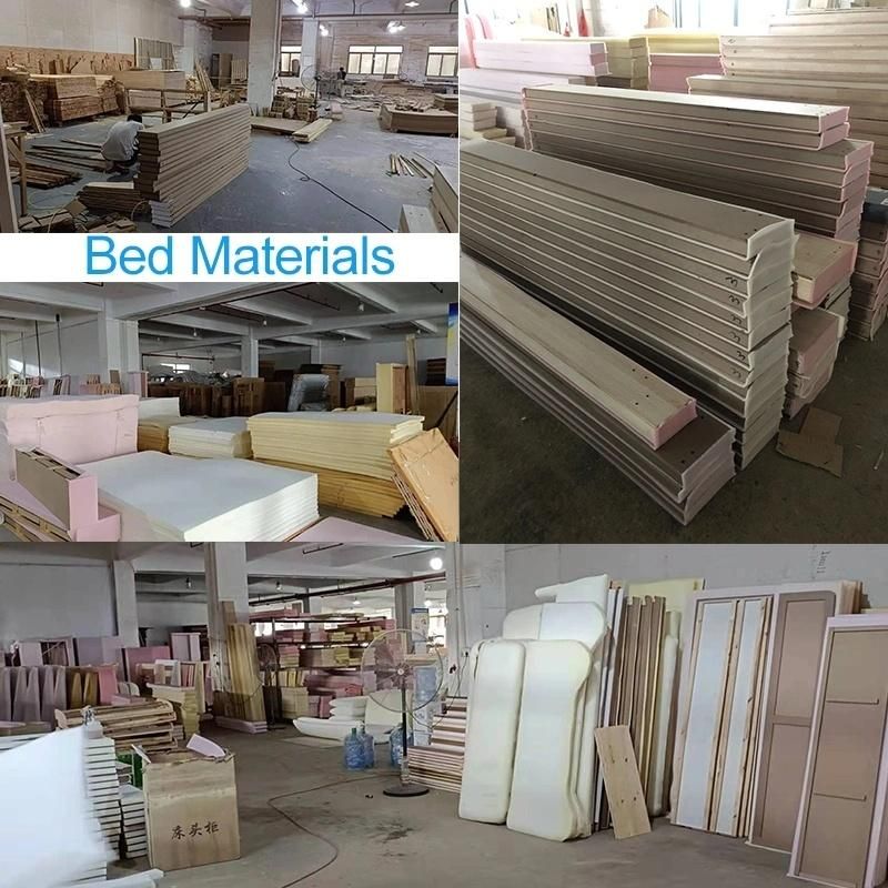 2500*2110*1050 mm 1.5 M Width Leather Gracious Bed Frame