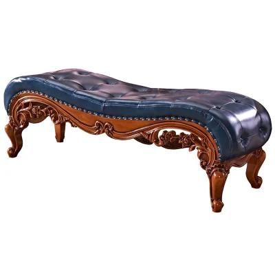 Factory Wholesale Classic Solid Wood Bed Bench for Bedroom Furniture