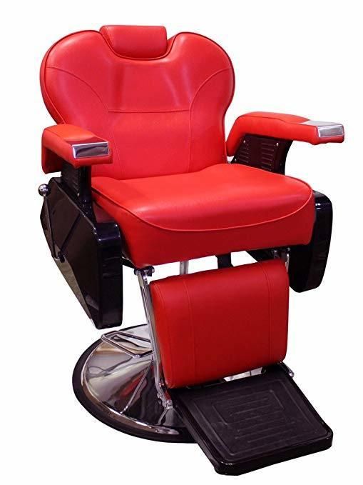 Hl-9276 Salon Barber Chair for Man or Woman with Stainless Steel Armrest and Aluminum Pedal