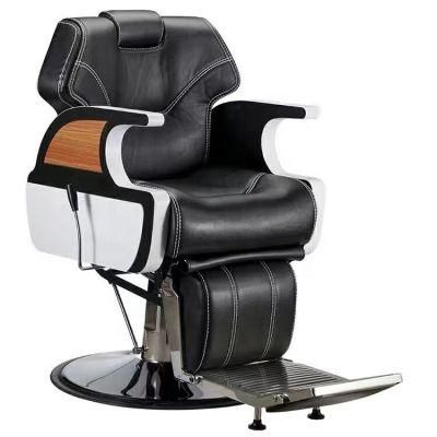 Hl-9237 Salon Barber Chair for Man or Woman with Stainless Steel Armrest and Aluminum Pedal