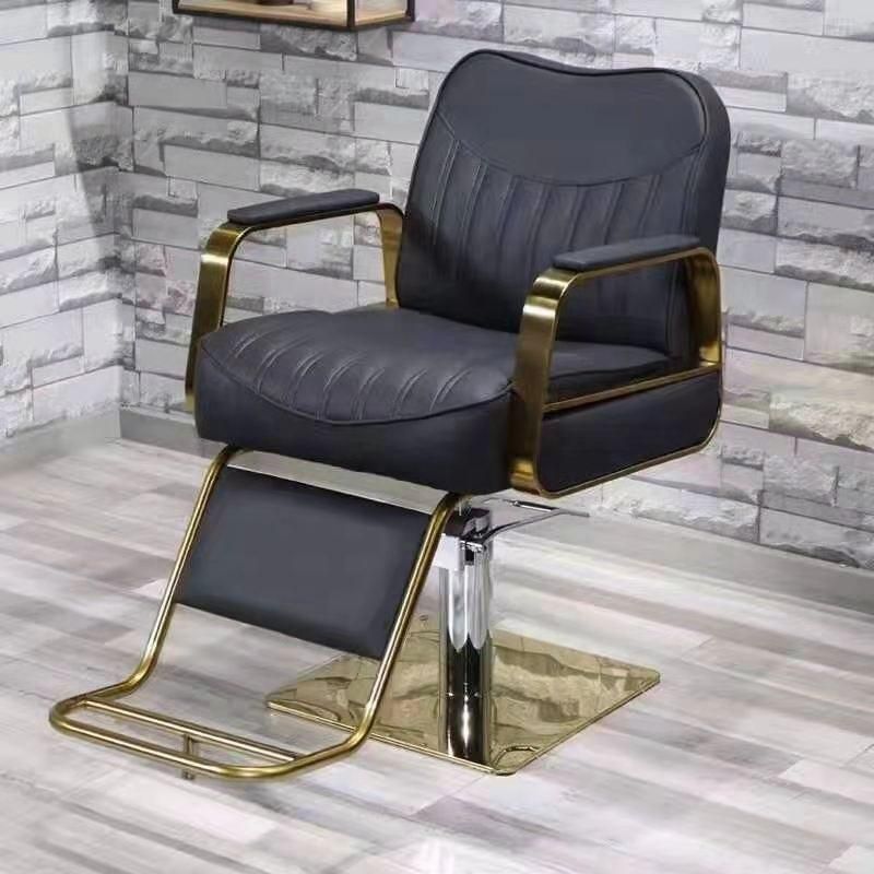 Hl-7252A Salon Barber Chair for Man or Woman with Stainless Steel Armrest and Aluminum Pedal
