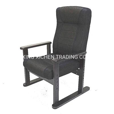 Brown Mesh Fabric Modern Dining Furniture Armrest Chair