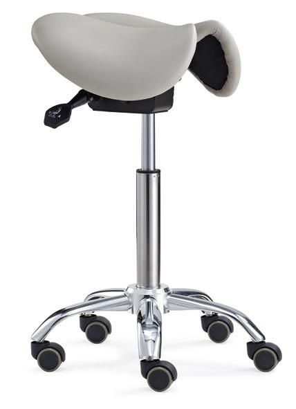 Adjustable Salon Cutting Saddle Stool