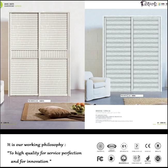 High Quality Wood Wardrobe with Shutter Doors