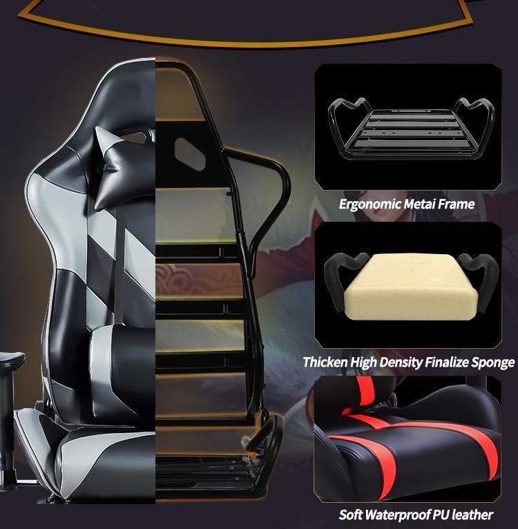 Li&Sung Comfortable PU Leather Ergonomic Sillas Gamer Gaming Chair